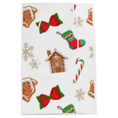 Weihnachtsgingerbrot Mittlere Geschenktüte (Vorderseite)