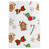 Weihnachtsgingerbrot Mittlere Geschenktüte (Rückseite)