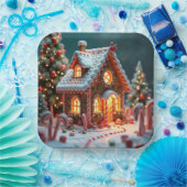 Weihnachtsgingerbrot Pappteller (Party)