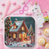 Weihnachtsgingerbrot Pappteller (Party)