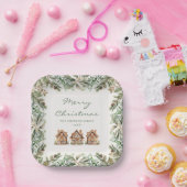 Weihnachtsgingerbrot Pappteller (Party)