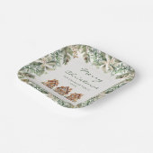 Weihnachtsgingerbrot Pappteller (Gewinkelt)