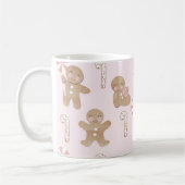 Weihnachtsgingerbrot Pink-Tasse Kaffeetasse (Links)