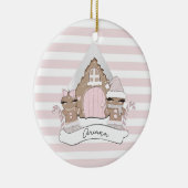 Weihnachtsgingerbrot Rosa Baum Dekoration (Rechts)