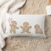 Weihnachtsgingerbrot Rosa Kissen (Decke)