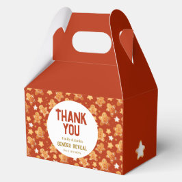 Weihnachtsgingerbrot Rot und Weiß Geschenkschachtel