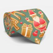 Weihnachtsgingerbrot santa krawatte (Gerollt)