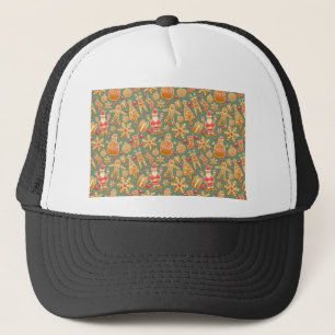 Weihnachtsgingerbrot santa truckerkappe