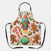 Weihnachtsgingerbrot Schürze (Vorderseite)