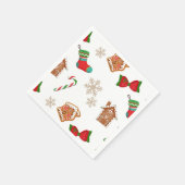 Weihnachtsgingerbrot Serviette (Ecke)