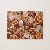 Weihnachtsgingerbrot & Süßigkeiten Jigsaw Puzzle (Horizontal)
