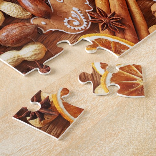 Weihnachtsgingerbrot & Süßigkeiten Jigsaw Puzzle (Seite)