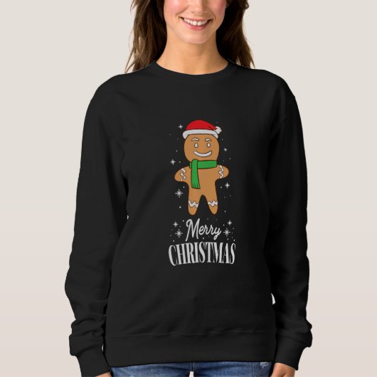 Weihnachtsgingerbrot Sweatshirt (Vorderseite)