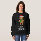 Weihnachtsgingerbrot Sweatshirt (Vorne ganz)