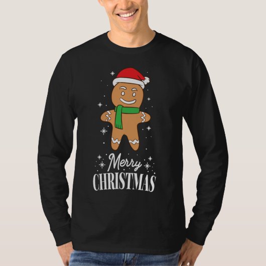 Weihnachtsgingerbrot T-Shirt (Vorderseite)