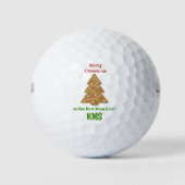 Weihnachtsgingerbrot Tree Custom Monogram Mama Golfball (Vorderseite)