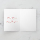 Weihnachtsgingerbrot Weihnachtskarte Feiertagskarte (Innenseite)