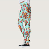 Weihnachtsgingerbrotflasche Leggings (Links)