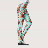 Weihnachtsgingerbrotflasche Leggings (Rechts)