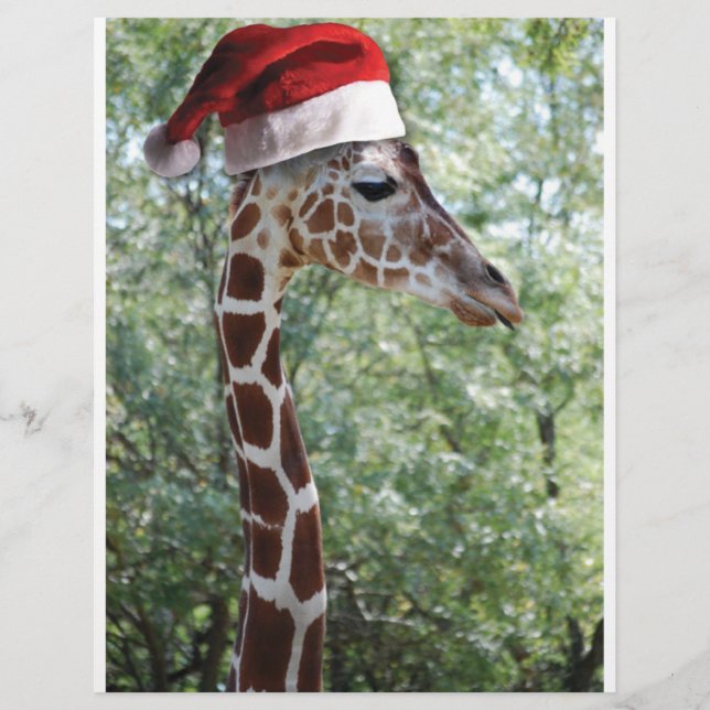 WeihnachtsGiraffe (Vorderseite)