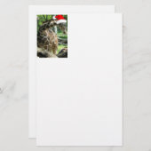 WeihnachtsGiraffe Briefpapier (Vorne/Hinten)