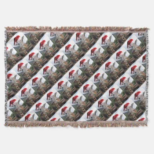 WeihnachtsGiraffe Decke (Vorderseite)