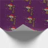 WeihnachtsGiraffe Geschenkpapier (Ecke)