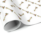 WeihnachtsGiraffe Geschenkpapier (Rolleneckpunkt)