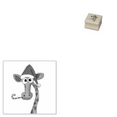 Weihnachtsgiraffe Gummistempel (Stempel)