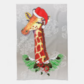 Weihnachtsgiraffe Handtuch (Vertikal)