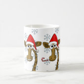 Weihnachtsgiraffe Kaffeetasse (Mittel)