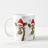 Weihnachtsgiraffe Kaffeetasse (Links)