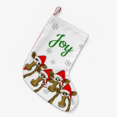 Weihnachtsgiraffe Kleiner Weihnachtsstrumpf (Vorderansicht (hängend))