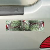 WeihnachtsGiraffe mit Weihnachtsmannmütze Autoaufkleber (Auf Auto)