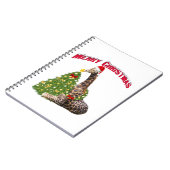 WeihnachtsGiraffe Notizblock (Linke Seite)