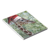 WeihnachtsGiraffe Notizblock (angewinkelt)