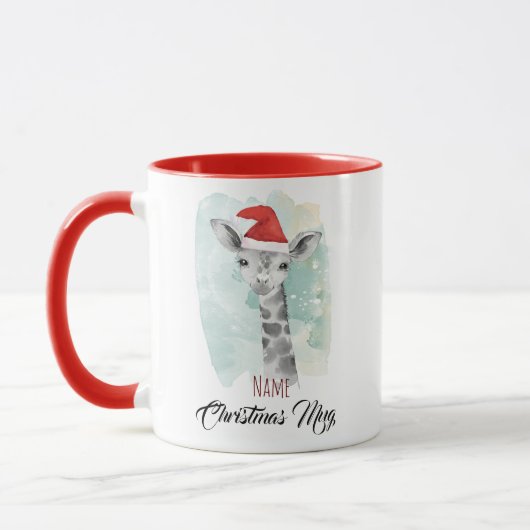 WeihnachtsGiraffe Tasse (Links)