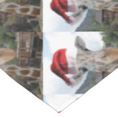 WeihnachtsGiraffe Tischdecke (Schrägansicht)