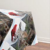 WeihnachtsGiraffe Tischdecke (Beispiel)