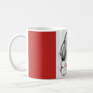 WeihnachtsGiraffe und Weihnachtsmann Kaffeetasse