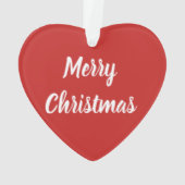 WeihnachtsGiraffe und Weihnachtsmann Ornament (Rückseite)