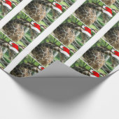 WeihnachtsGiraffen Geschenkpapier (Ecke)