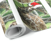 WeihnachtsGiraffen Geschenkpapier (Rolleneckpunkt)