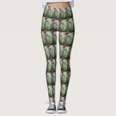 WeihnachtsGiraffen Leggings (Vorderseite)