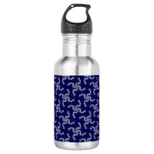 Weihnachtsgirlande Blau, Weihnachtsdekoration, Xma Edelstahlflasche
