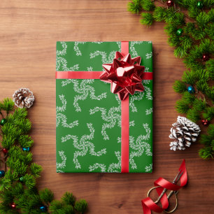 Weihnachtsgirlande Grün, Weihnachtsdekoration Geschenkpapier