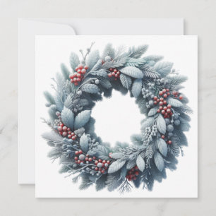 Weihnachtsgirlande Grußkarte Feiertagskarte