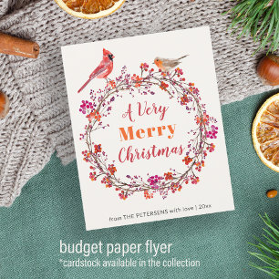 Weihnachtsgirlande im rustikalen Stil zum Budget-P Flyer