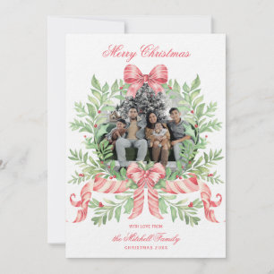 Weihnachtsgirlande Lebkuchenmann-Schleife Fotoka Save The Date