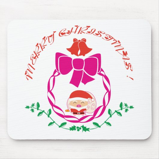 Weihnachtsgirlande Mousepad (Vorne)